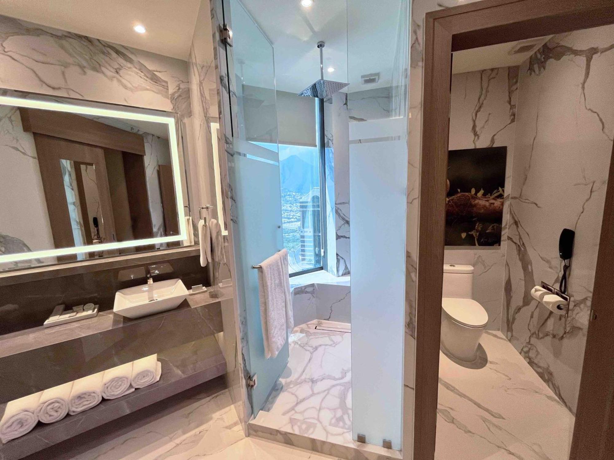 Safi Royal Luxury Metropolitan Hotel San Pedro Garza Garcia Ngoại thất bức ảnh Bathroom